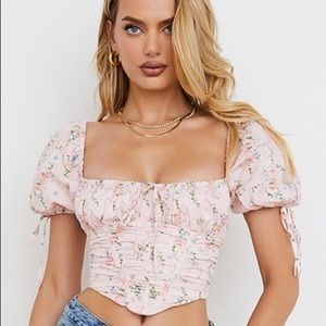 ✨ House of CB Gracie Floral Corset Top — Size XS (Brand New, No Tags) ✨